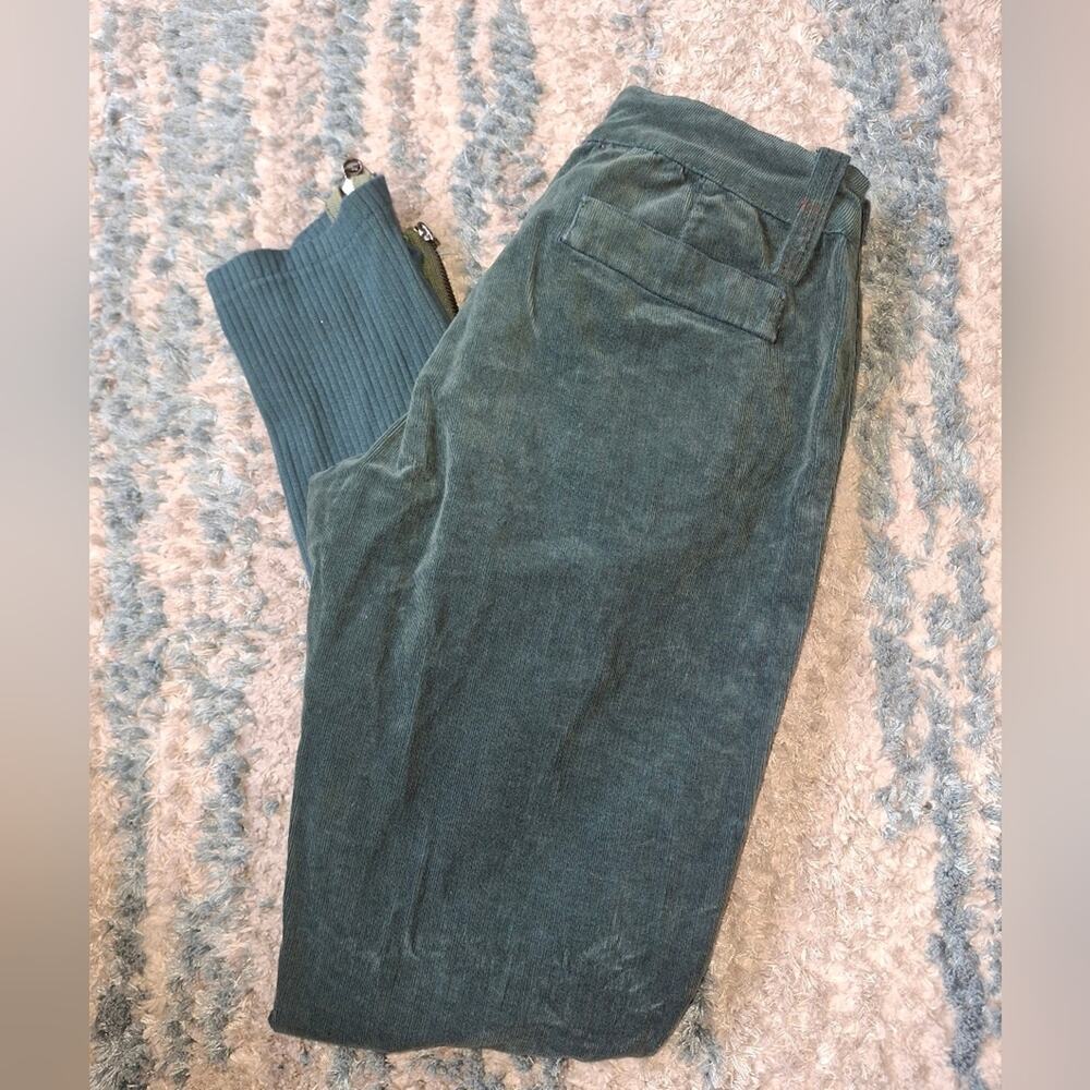 Sami Abdi Green Leg Zipper Pants sz 29 EUC - Picture 4 of 8